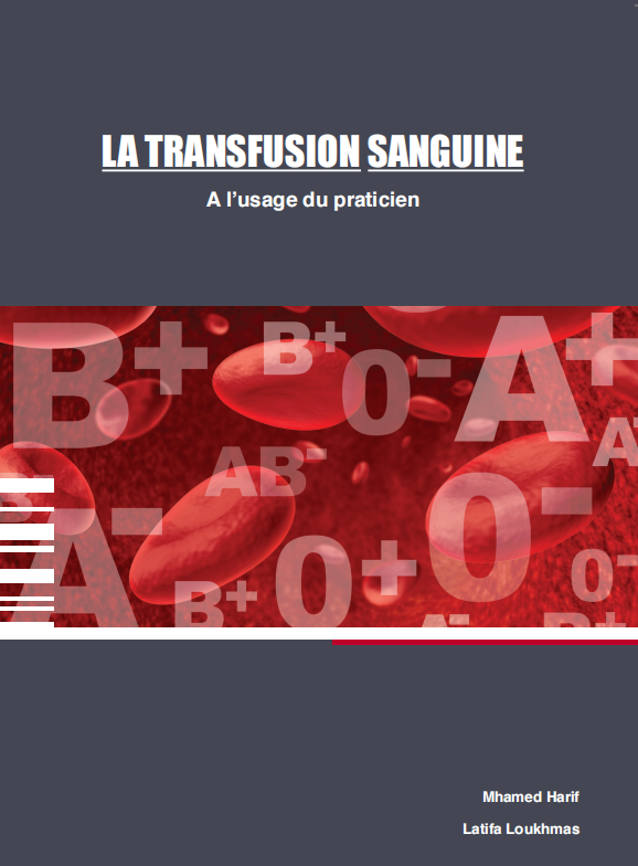 livre transfusion sanguine harif loukhmas